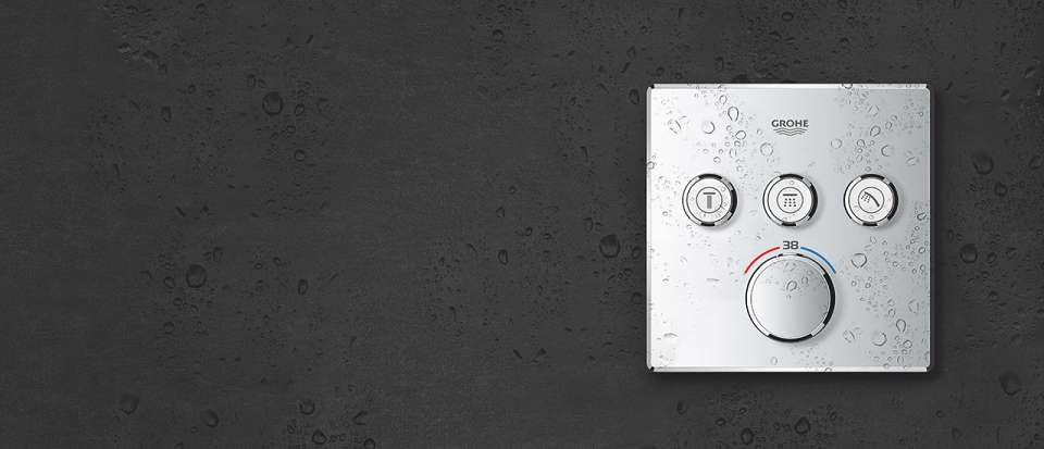 SmartControl falsík mögötti zuhanyrendszer