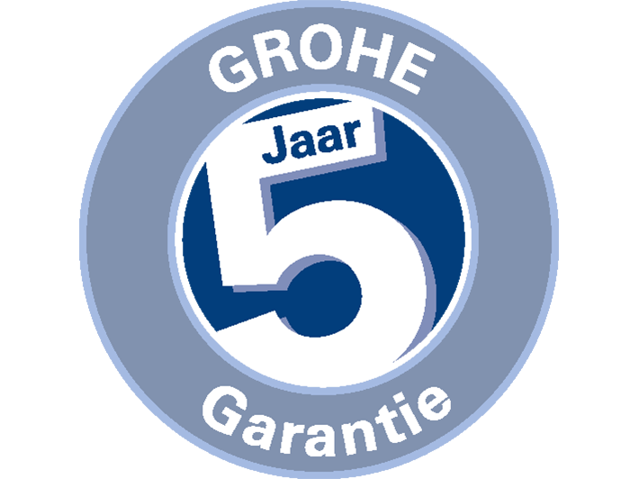 5 jaar GROHE fabrieksgarantie