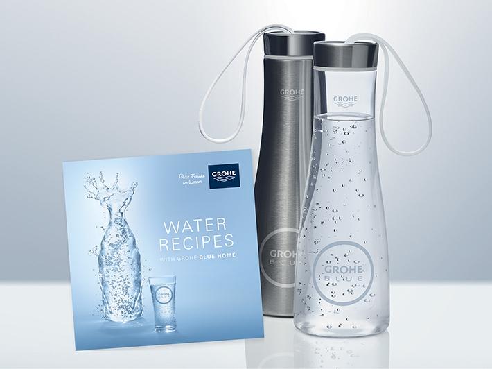 Water Recipes & Water Bottle