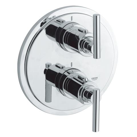 Thermostat mit integrierter 2-Wege-Umstellung für Wanne oder Dusche mit mehr als einer Brause