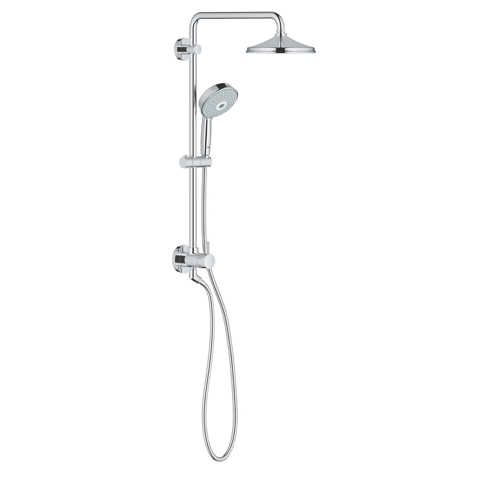 Retrofit Shower System With Diverter For Wall Mounting Grohe