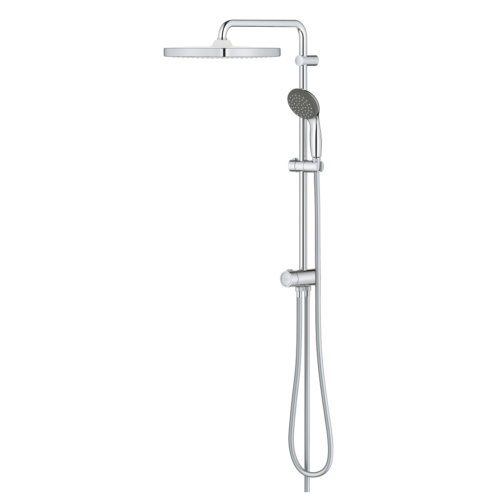 Vitalio Start System 250 Cube Flex Shower System With Diverter For Wall