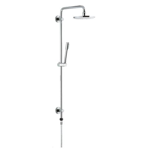 Shower system with GrohClick without fitting for wall mounting