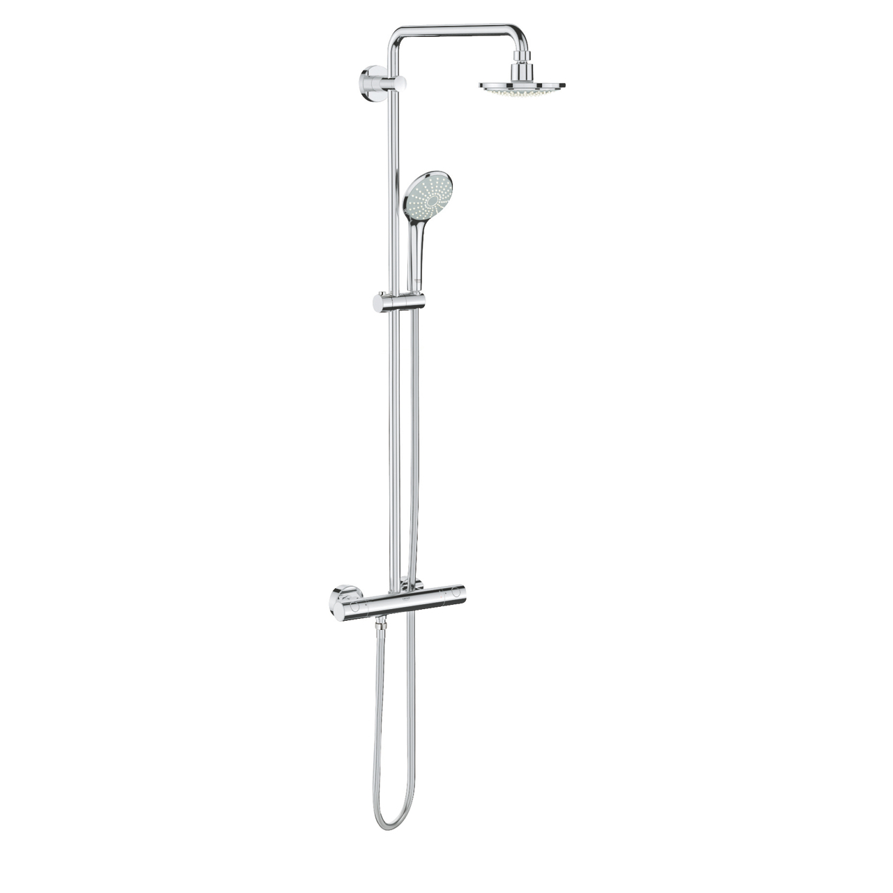 Euphoria System Shower System With Thermostat For Wall Mounting Grohe