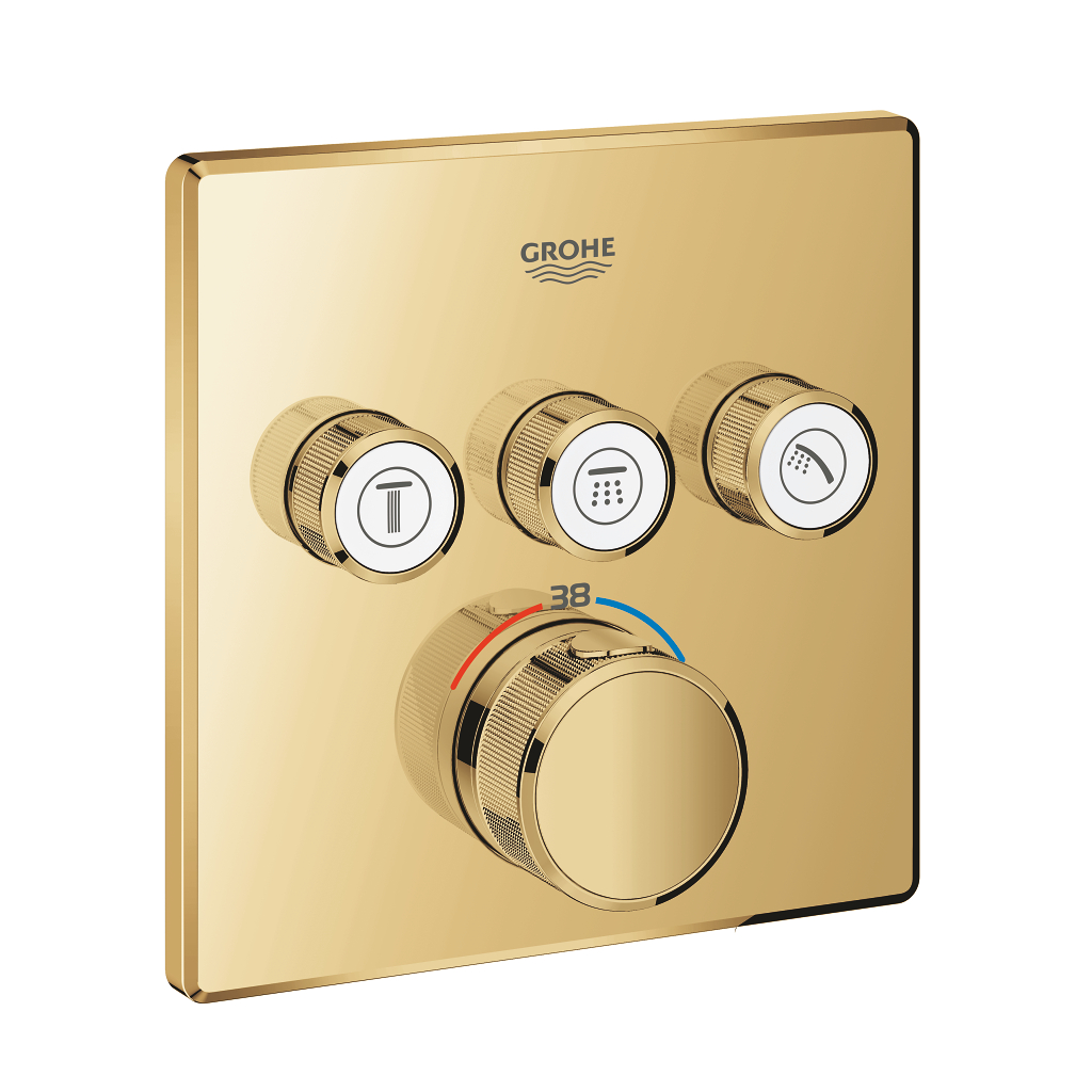 Grohtherm SmartControl Thermostat For Concealed Installation With 3