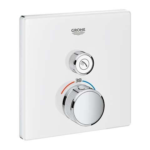 Thermostat for concealed installation with one valve