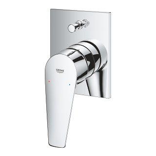 BauEdge Single Lever Bath Mixer 1 2 GROHE