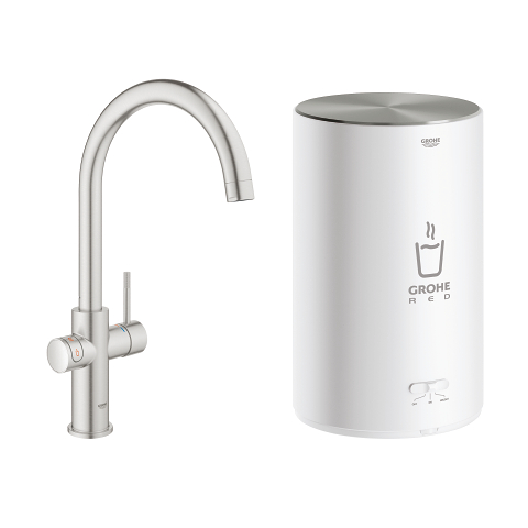 Faucet and M size boiler