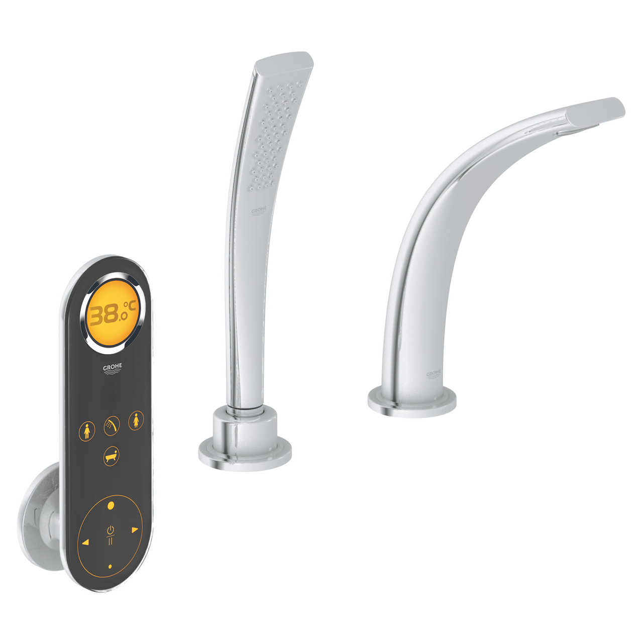 Grohe Ondus Digital Hole Bath Shower Combination Grohe