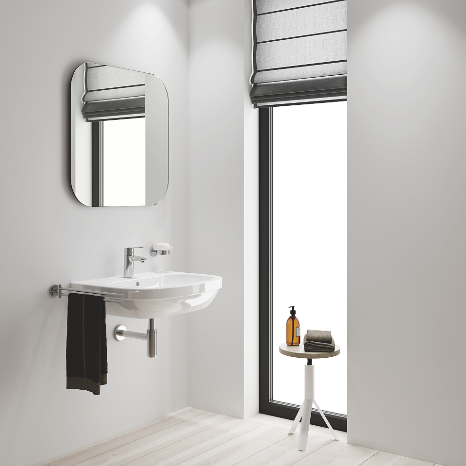 GROHE Eurostyle Cosmopolitan robinet de lavabo taille S en chrome dans salle de bains