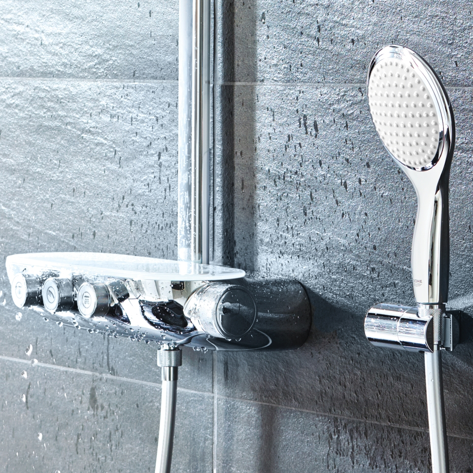 GROHE SmartControl thermostaat en Power&Soul handdouche