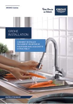 Comment installer un robinet cuisine avec douchette extractible