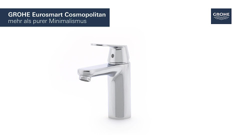 Eurosmart Cosmopolitan Einhand-Waschtischbatterie, 1/2″ M-Size | GROHE