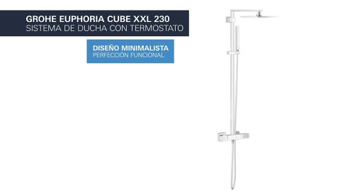 Sistema de ducha con termostato - Euphoria Cube System 230 - Grohe