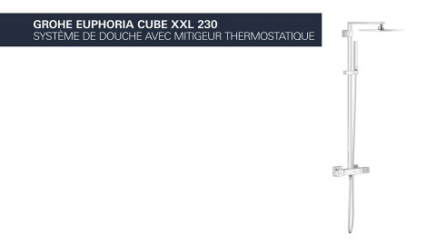 Grohe Euphoria Cube XXL système 230 colonne douche avec thermostatic