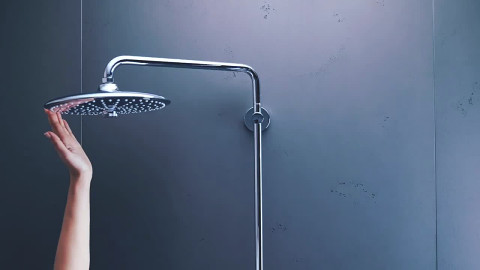 Euphoria System 310 Shower system with thermostatic mixer for wall mounting  | GROHE