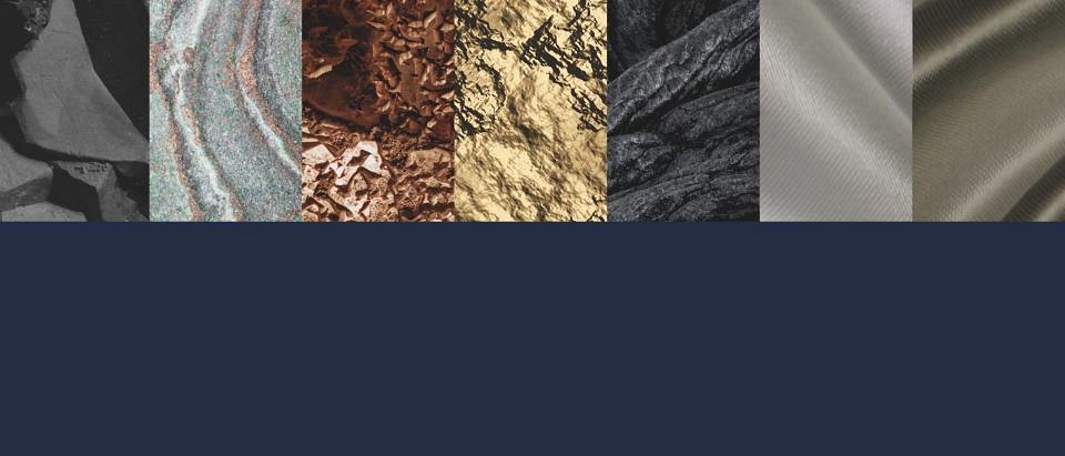 Grohe pallete of rich textures and colors