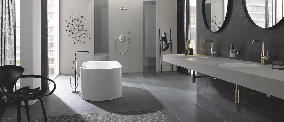  GROHE 20203000 Grifo de pared universal Lavabo : Herramientas y  Mejoras del Hogar