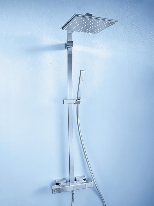 Rainshower Solo Shower system with diverter for wall mounting