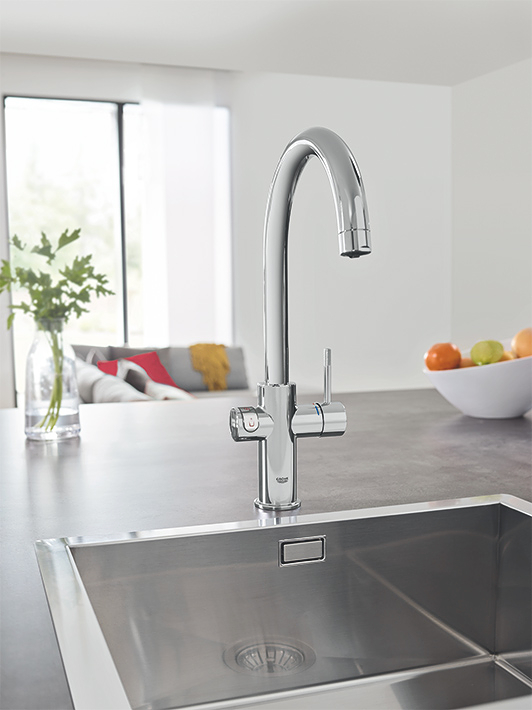 GROHE Red en chrome avec bec C