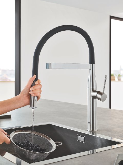 Robinet de cuisine commande sans fil Grohe | Espace Aubade