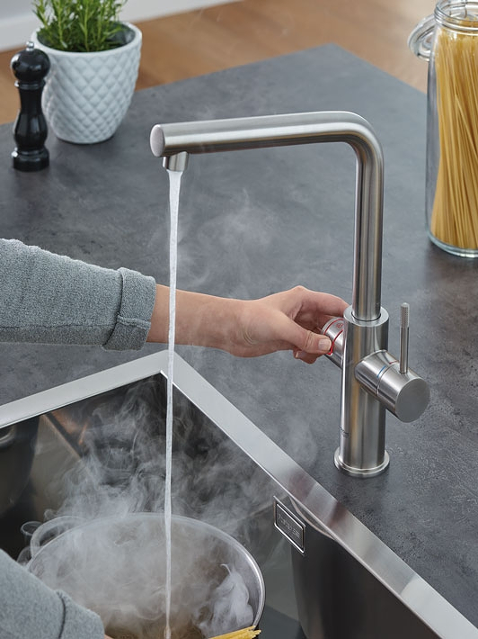 geest Polijsten breed Kokend waterkraan - Direct kokend heet water | GROHE