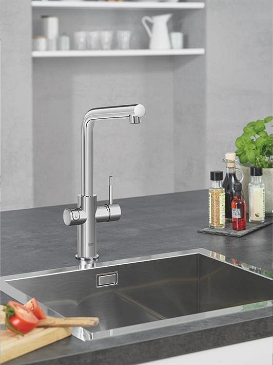 GROHE Red en chrome avec bec L