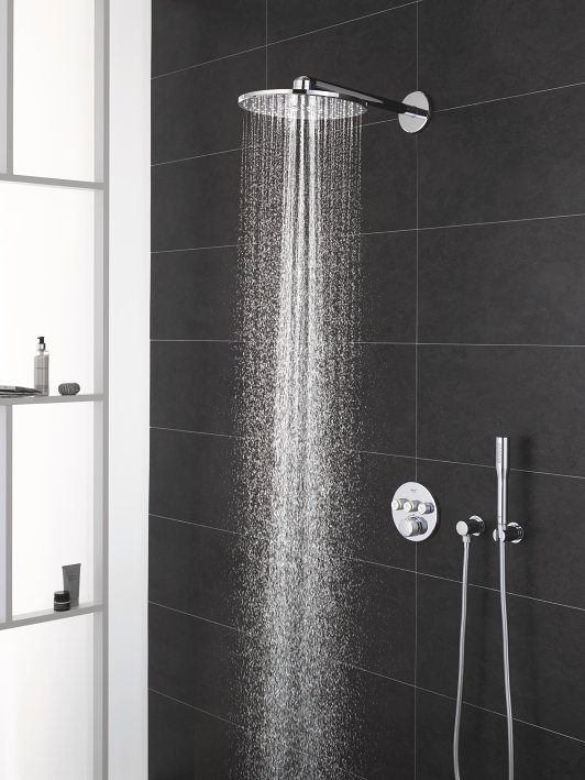 Douche de tête Rainshower antirouille Pommeau de douche pluie 25cm