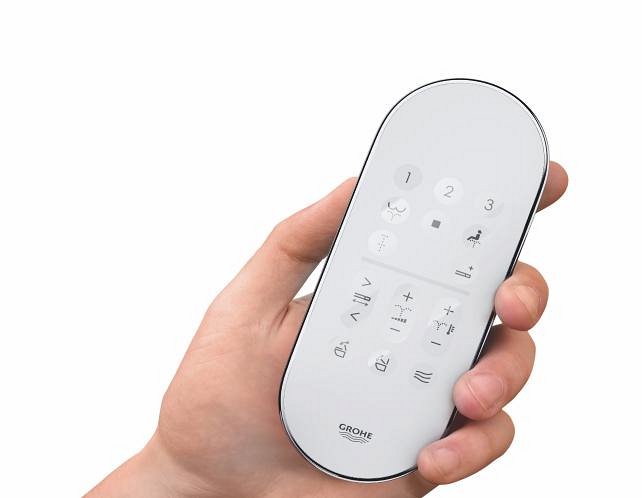 A Grohe Sensia remote control