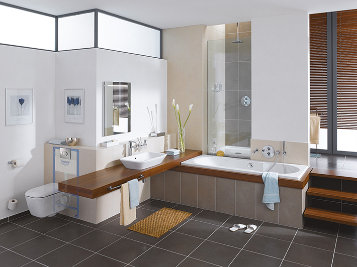 Create delle soluzioni immaginative di stanze da bagno con Rapid SL di GROHE 