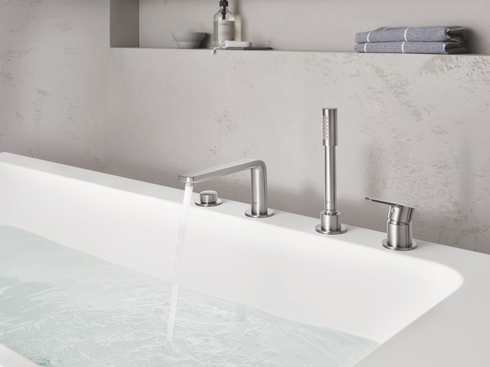 GROHE lavabokranen in GROHE kleur Supersteel