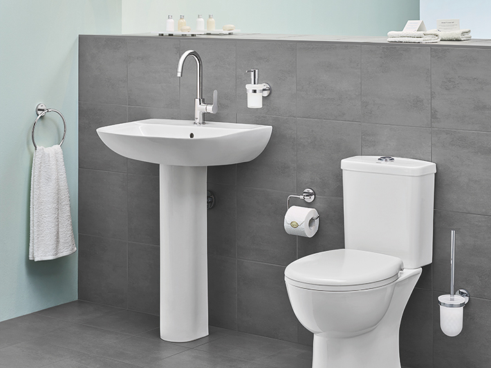 GROHE Abattant WC fermeture avec frein de chute, Gamme Essence, Blanc