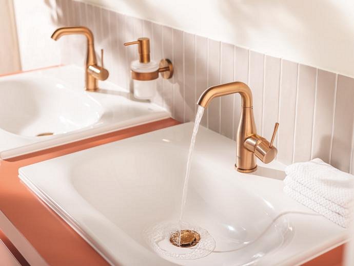 Warm sunset faucet