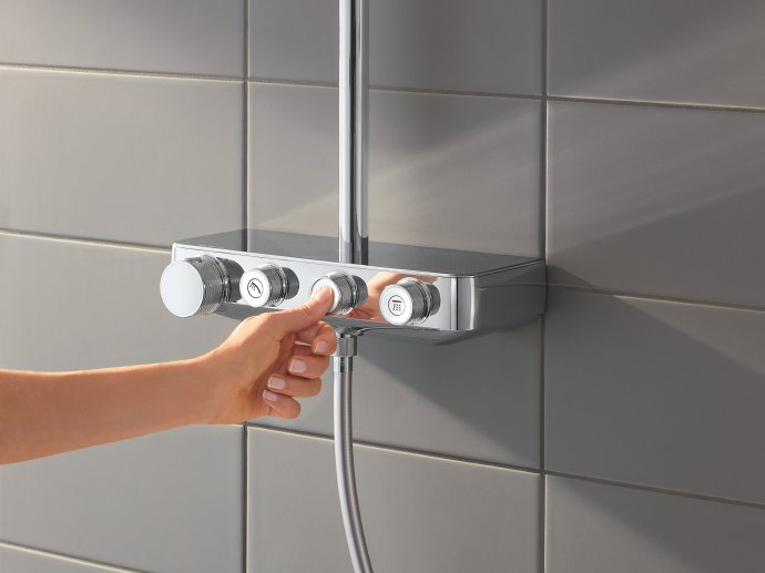 Smart control douchepaneel voor GROHE regendouche