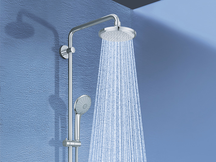 Euphoria System Shower system with diverter for wall mounting