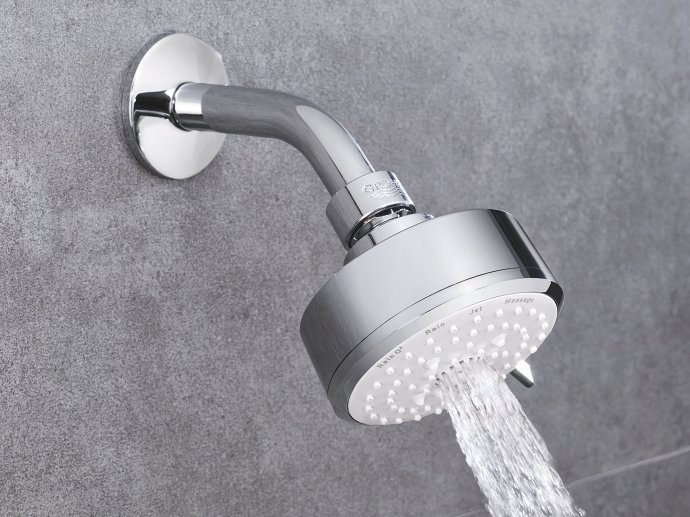 Grohe 27600001 Tempesta 100 Columna de ducha de pared con ducha de