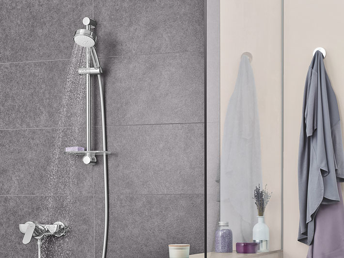 New Tempesta Cosmopolitan Shower system with thermostat for wall mounting