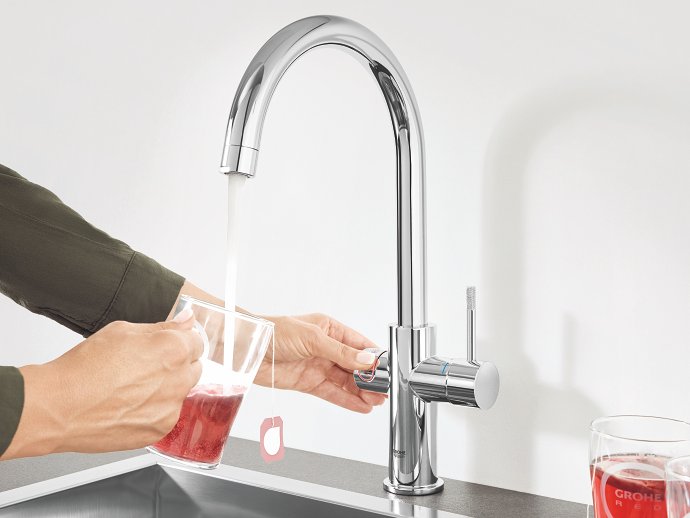 Grohe Grifo de cocina Flair (Cromo, Brillante)