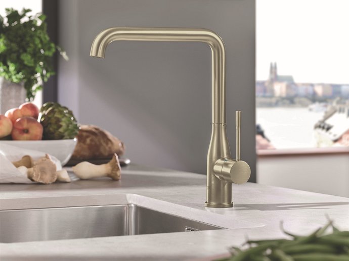 GROHE nickel taps