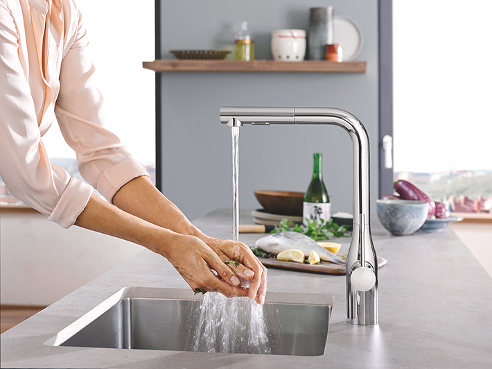 Produktbeispiele für Küchenarmaturen von GROHE