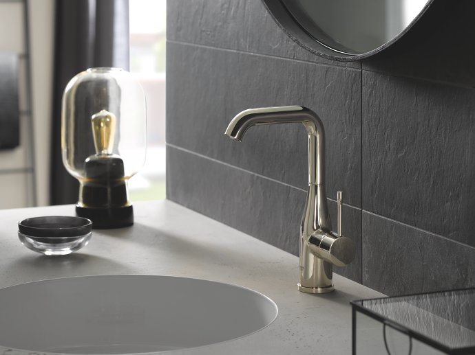 GROHE nickel taps