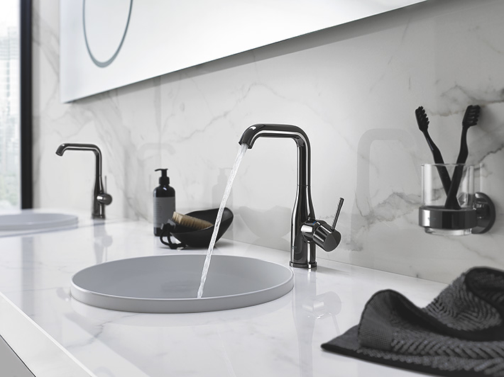 GROHE Hard Graphit badkamer kranen