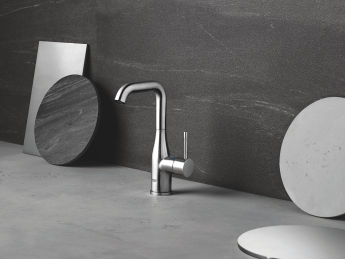 GROHE Supersteel chrome taps