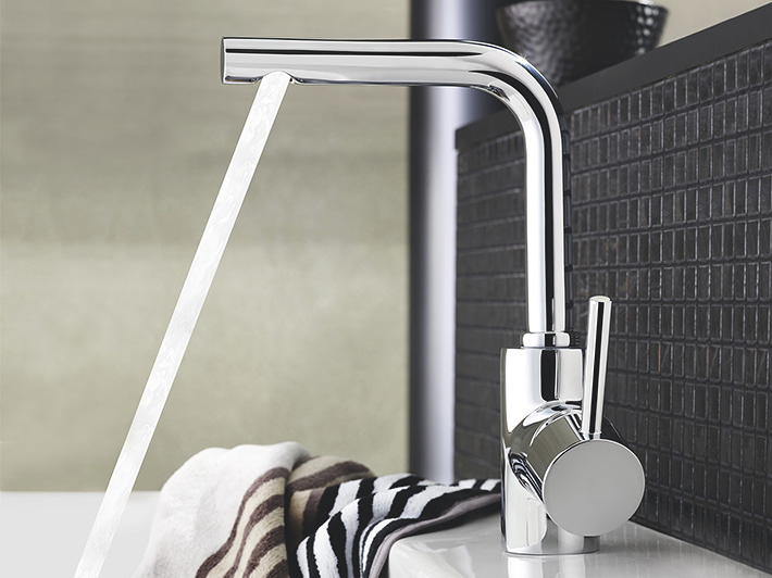 Mitigeur lavabo grohe bec long