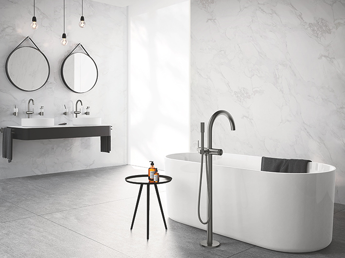 GROHE Hard Graphite anthracite taps 