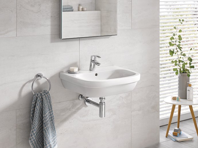 GROHE Euro keramiek hangende wastafel 60 cm