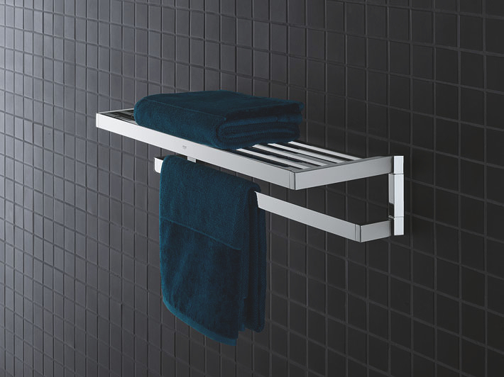 Stijlvolle GROHE badkamer accessoires die perfect passen bij jouw wastafelkraan of kraan