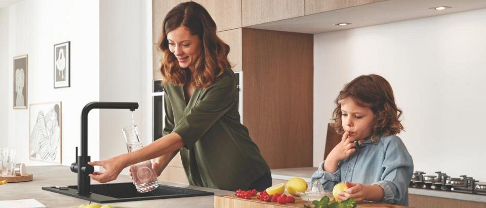 System GROHE Blue Home w kolorze czarnym