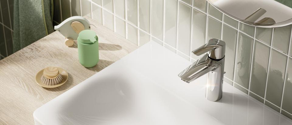 GROHE Cromo – Versatile e intramontabile – Il cromo dona un tocco brillante e si integra armoniosamente in qualsiasi design del bagno.