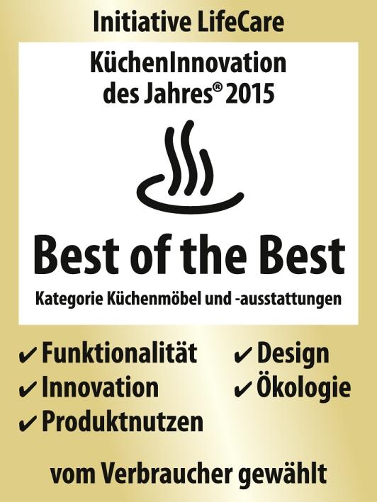 Kücheninnovationspreis 2015 Best of the Best